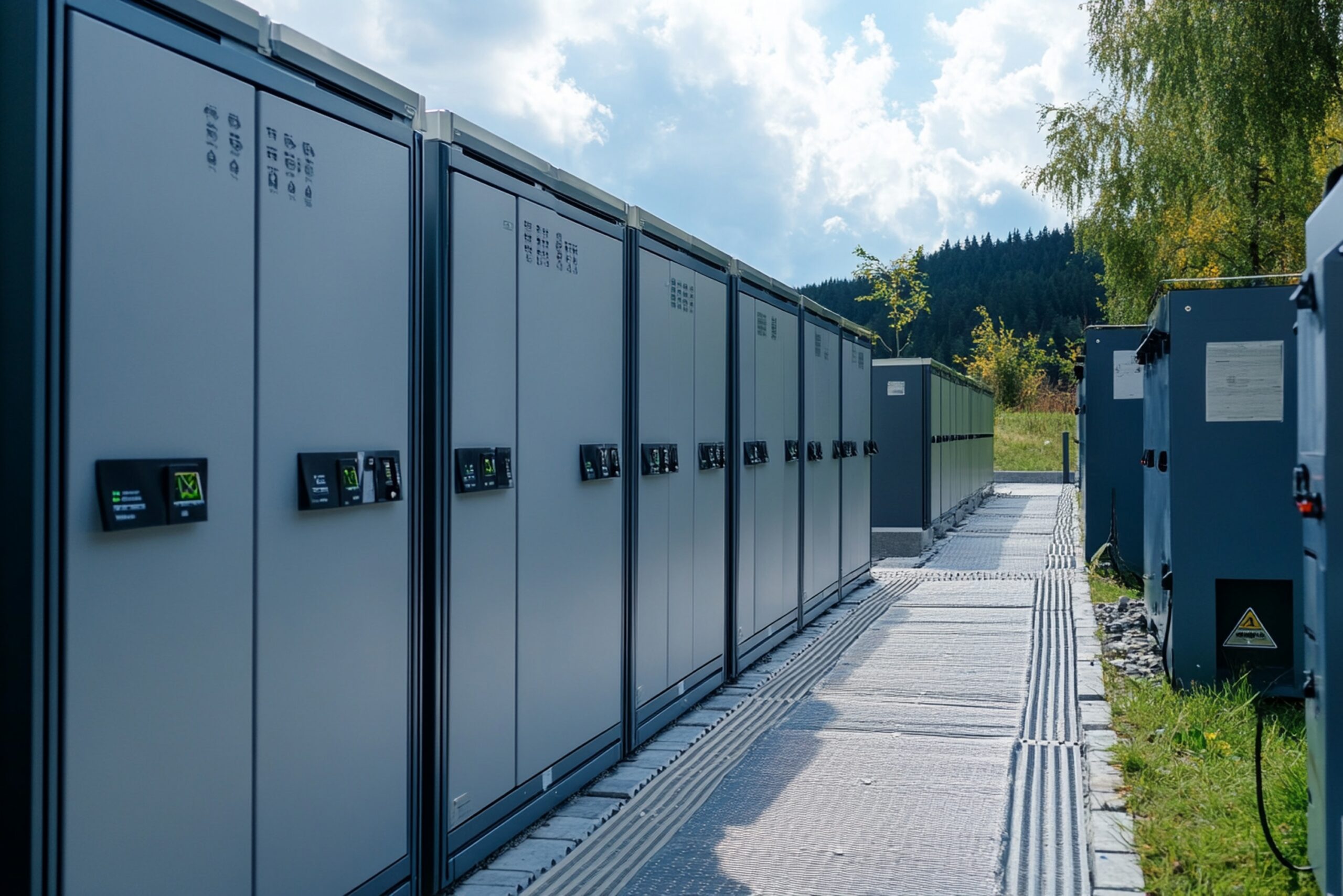 Panneaux solaires gros plan